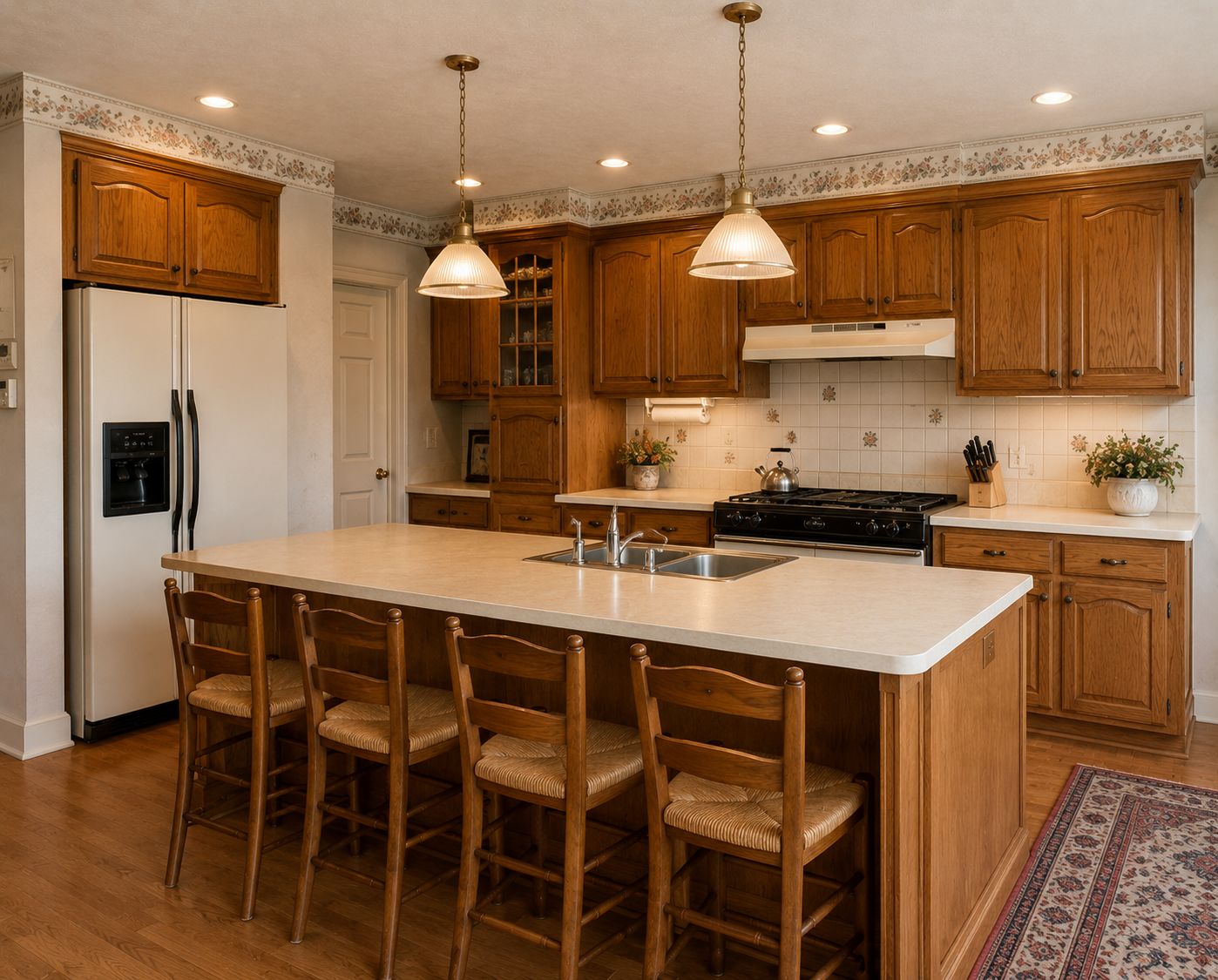 Old kitchen before remodeling