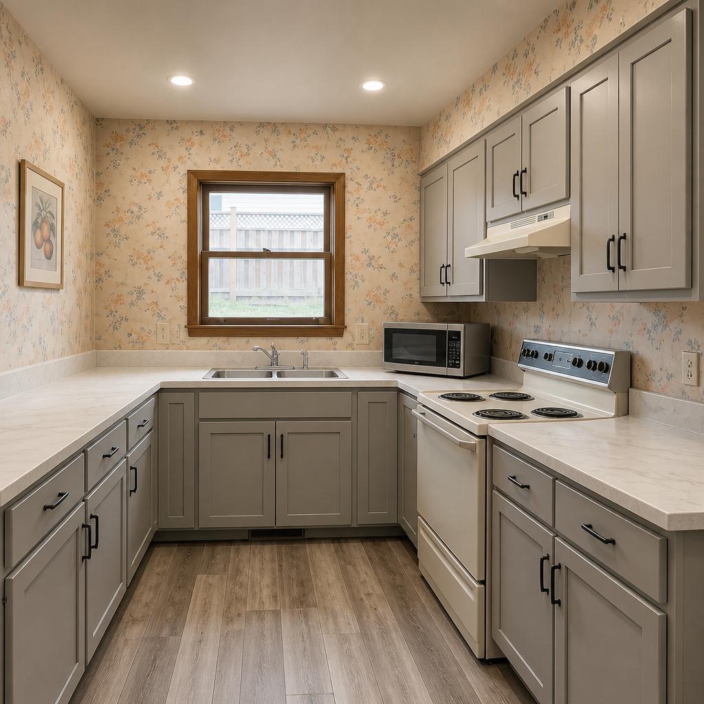 After modern kitchen remodel upgrades